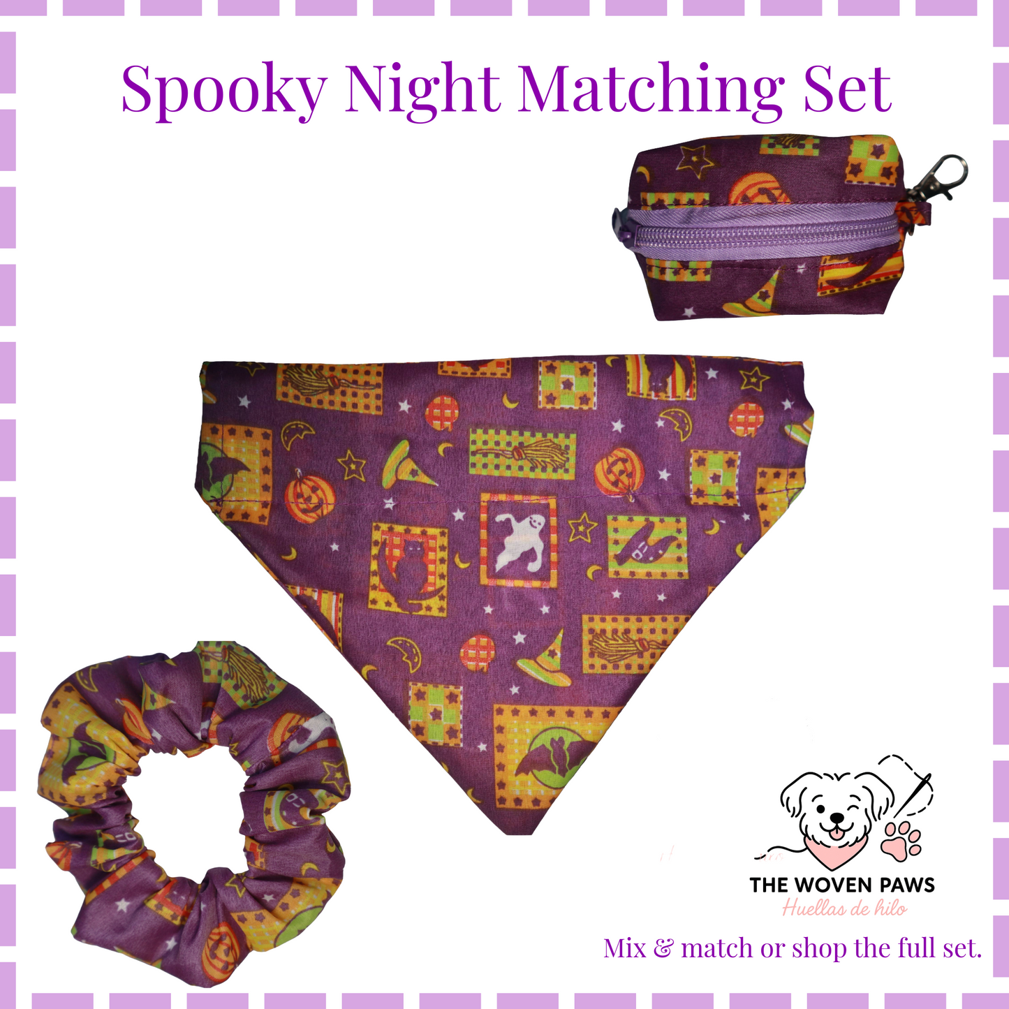 Spooky Night Scrunchie