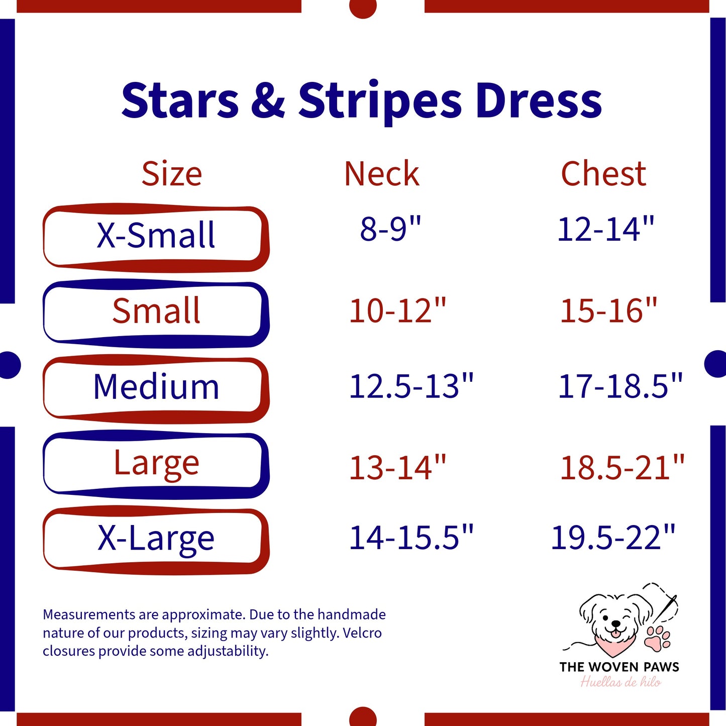 Red, White & Woof Dress