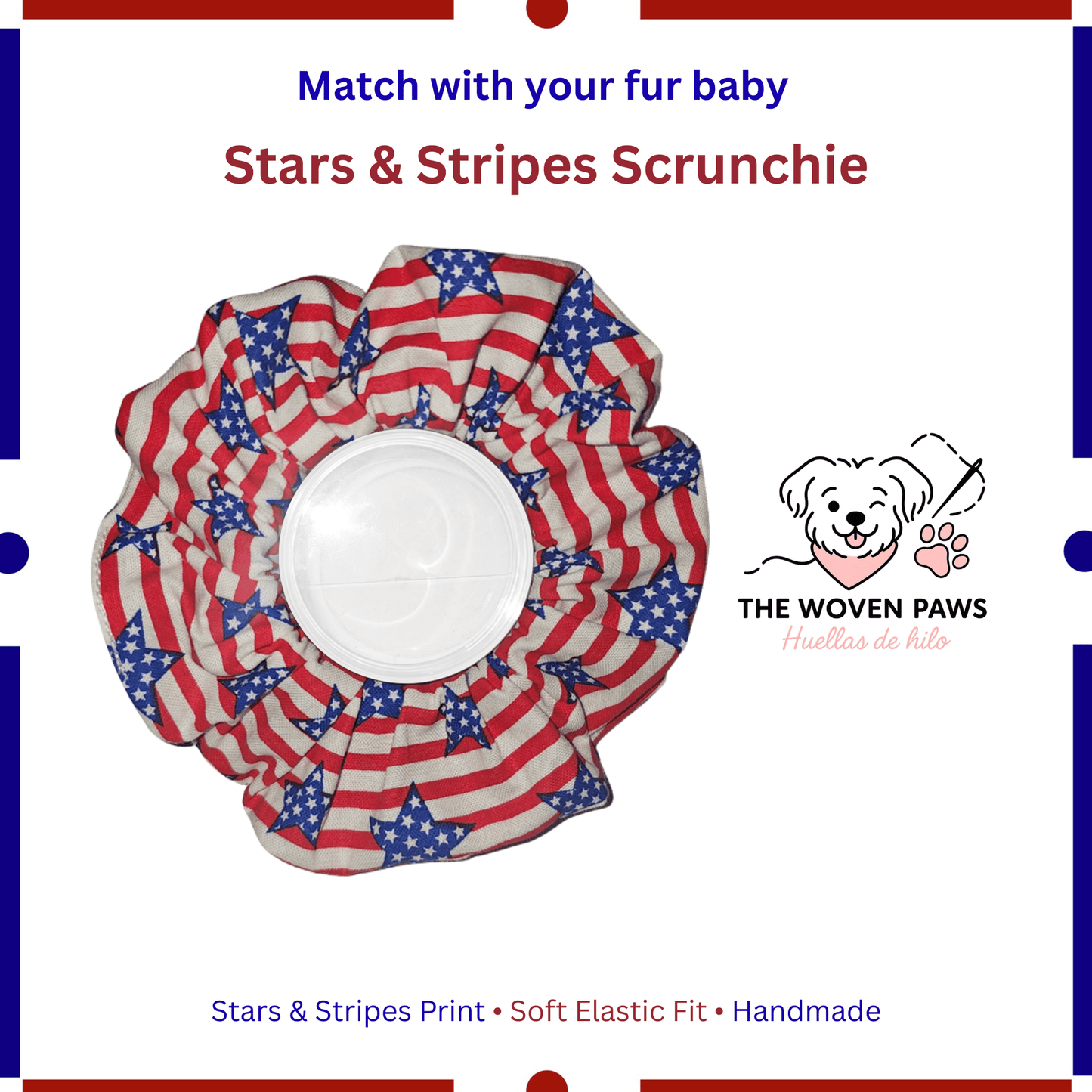 Stars & Stripes Scrunchie