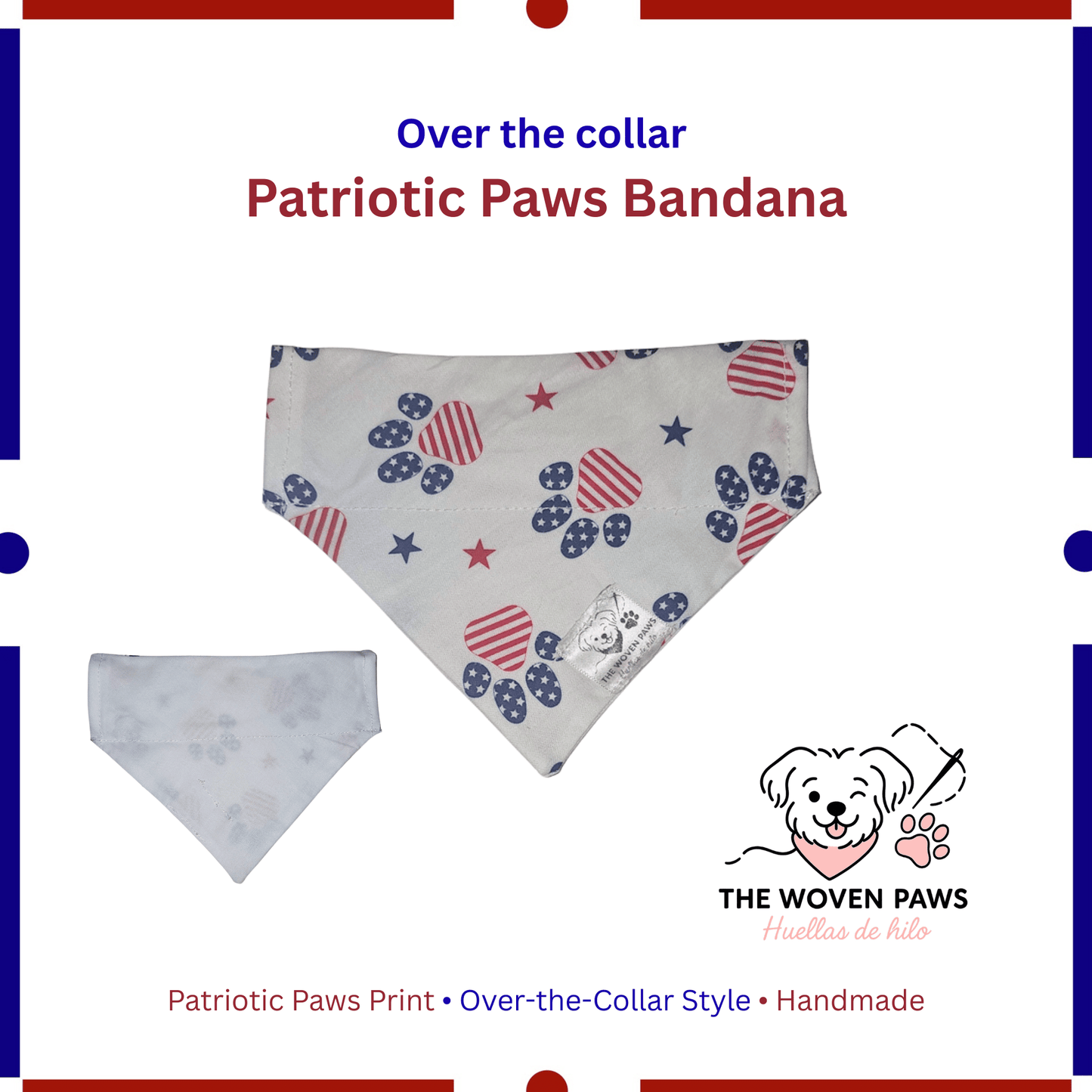 Patriotic Paws Bandana