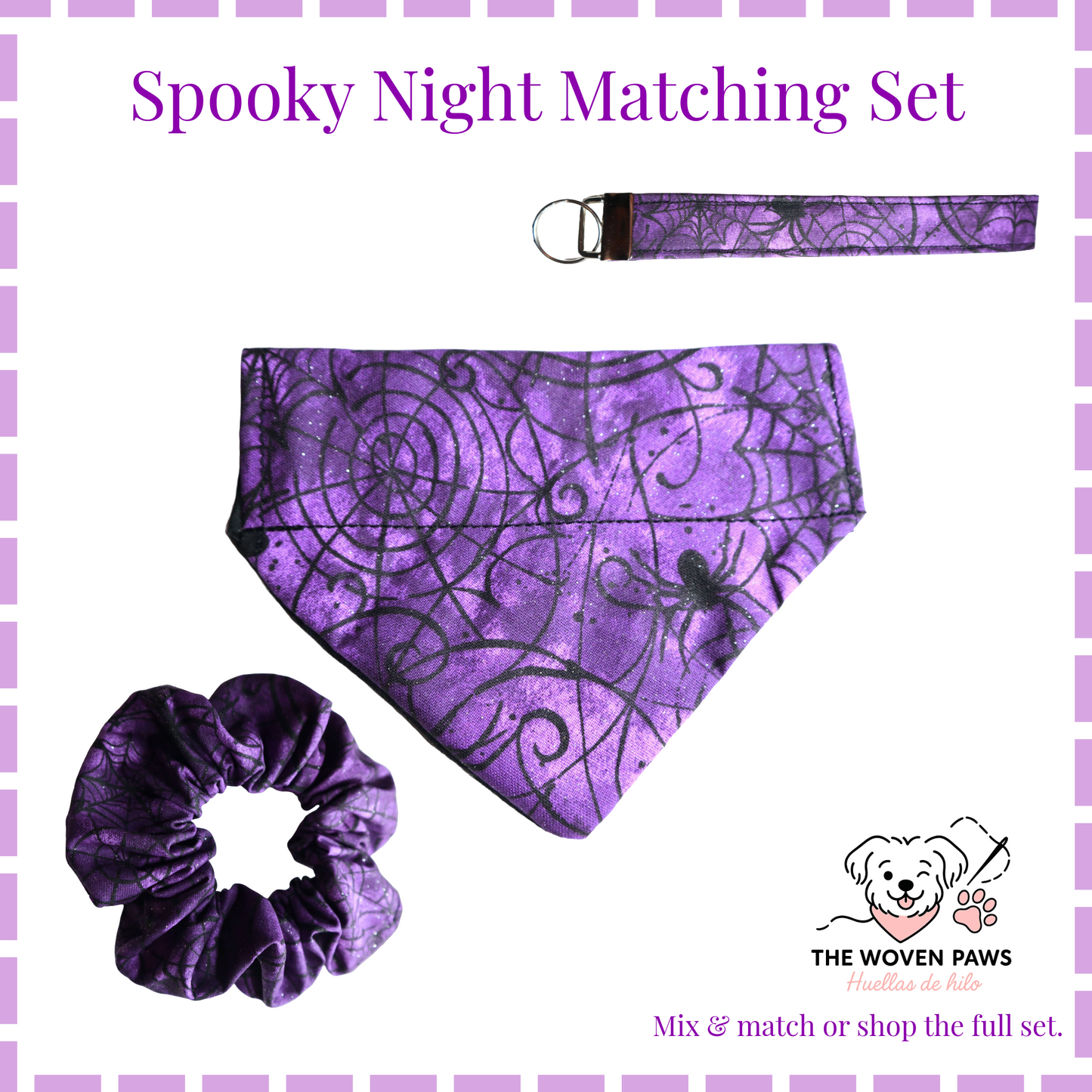 Spooky Night Scrunchie 2