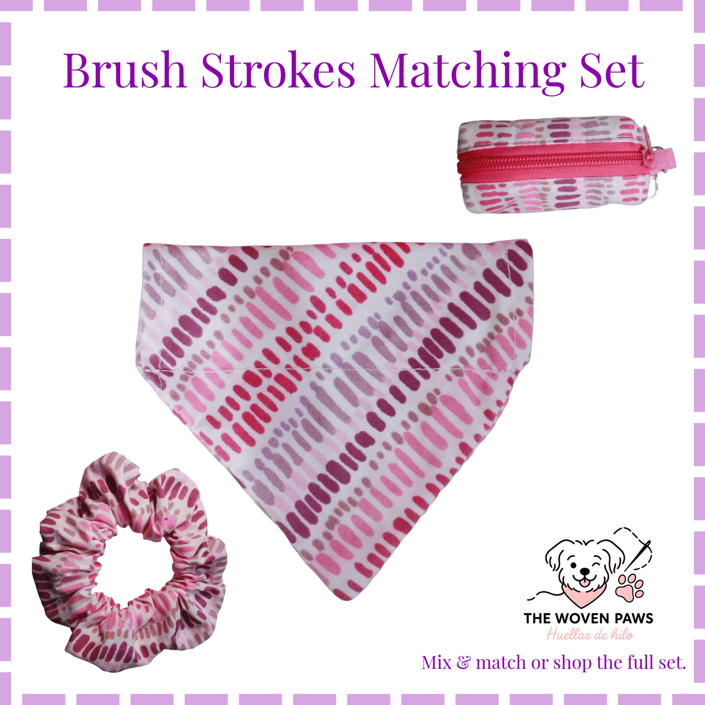 Brush Strokes Poop Bag Holder