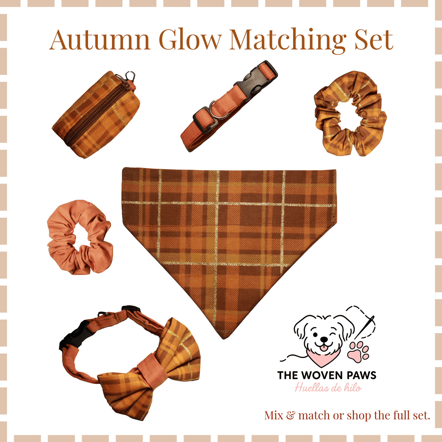 Pumpkin Spice Scrunchie