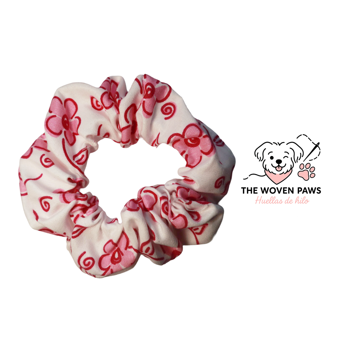 Pink Whimsy Scrunchie