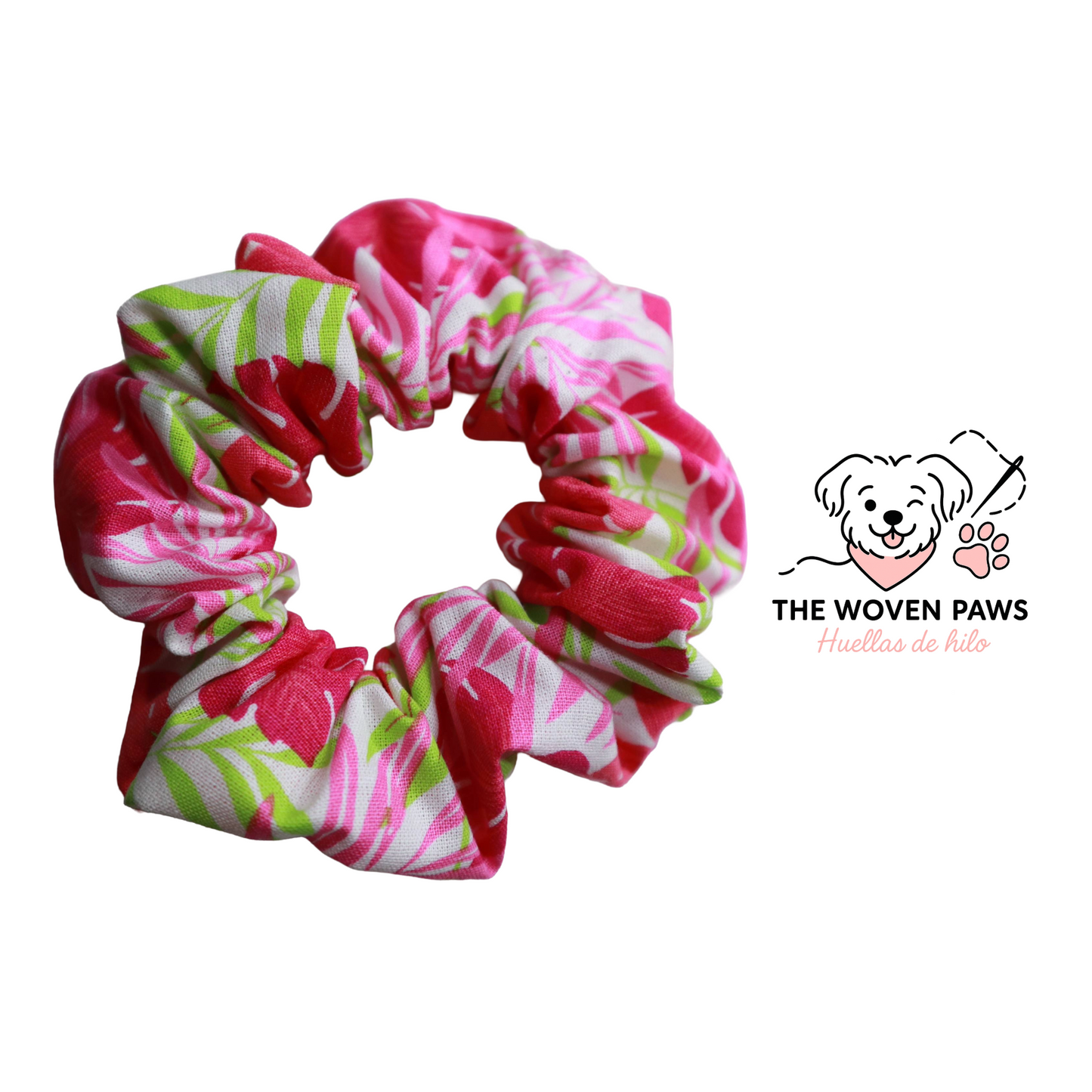 Tropical Bloom Scrunchie