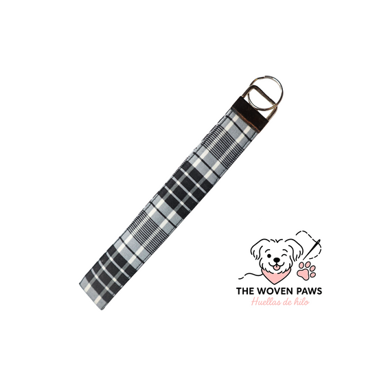 Classic Plaid Key Fob Wristlet
