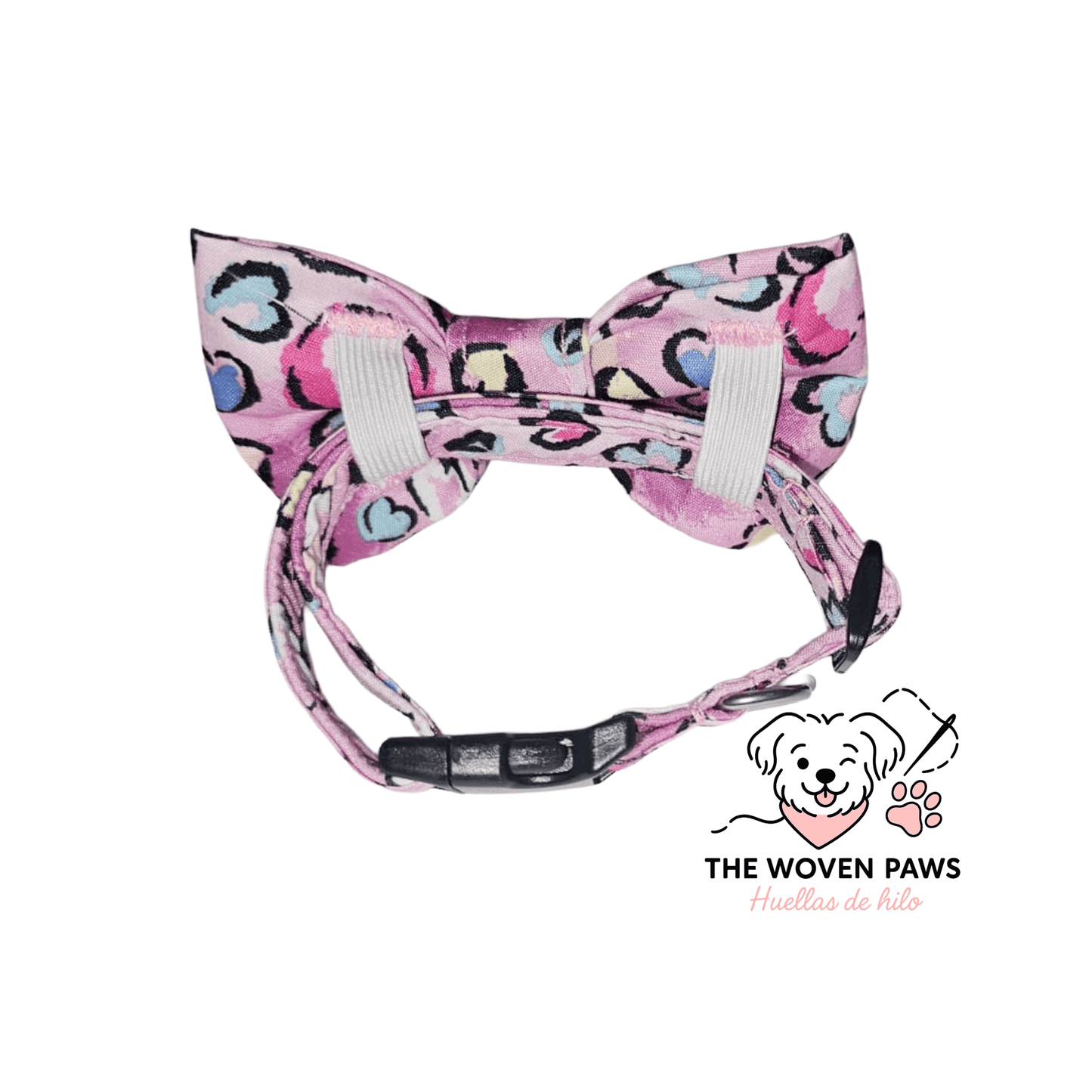 Watercolor Love Adjustable Dog Collar