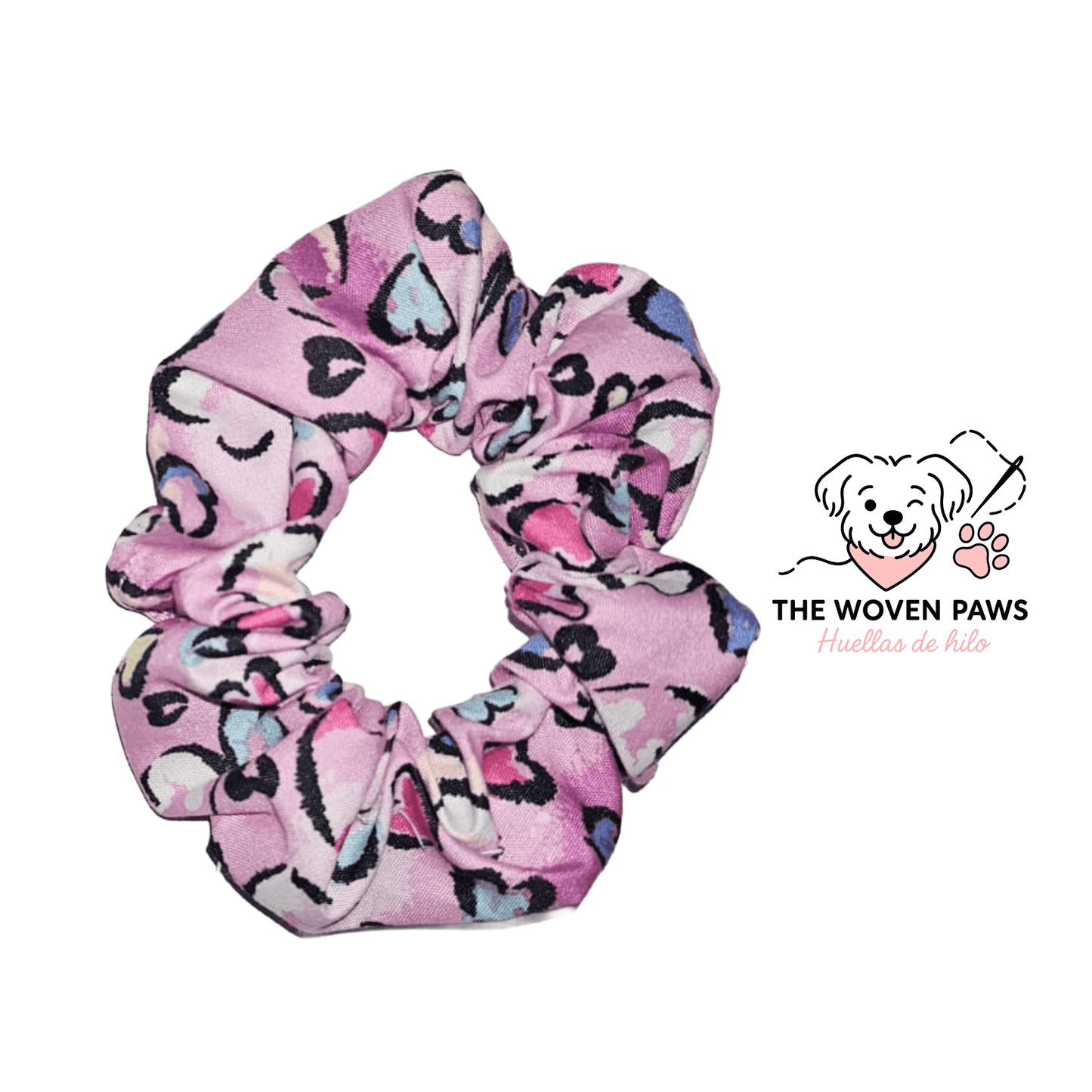 Watercolor Love Scrunchie