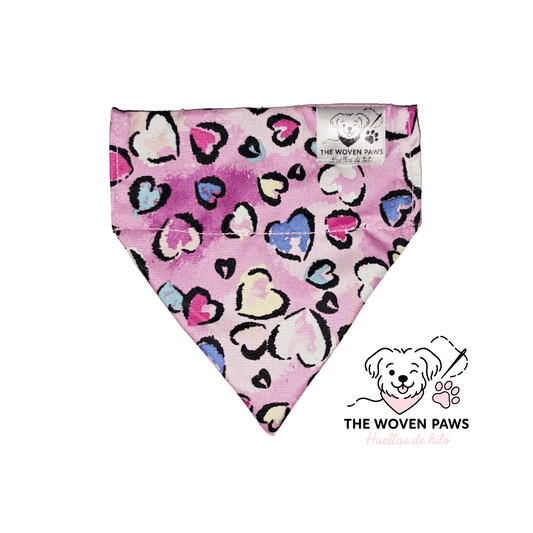 Watercolor Love Bandana